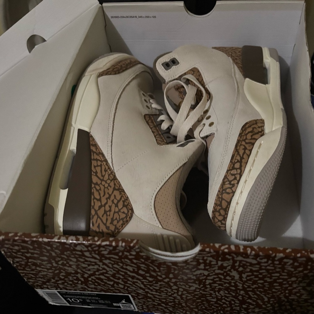 Jordan Sneakers in Cream and Brown